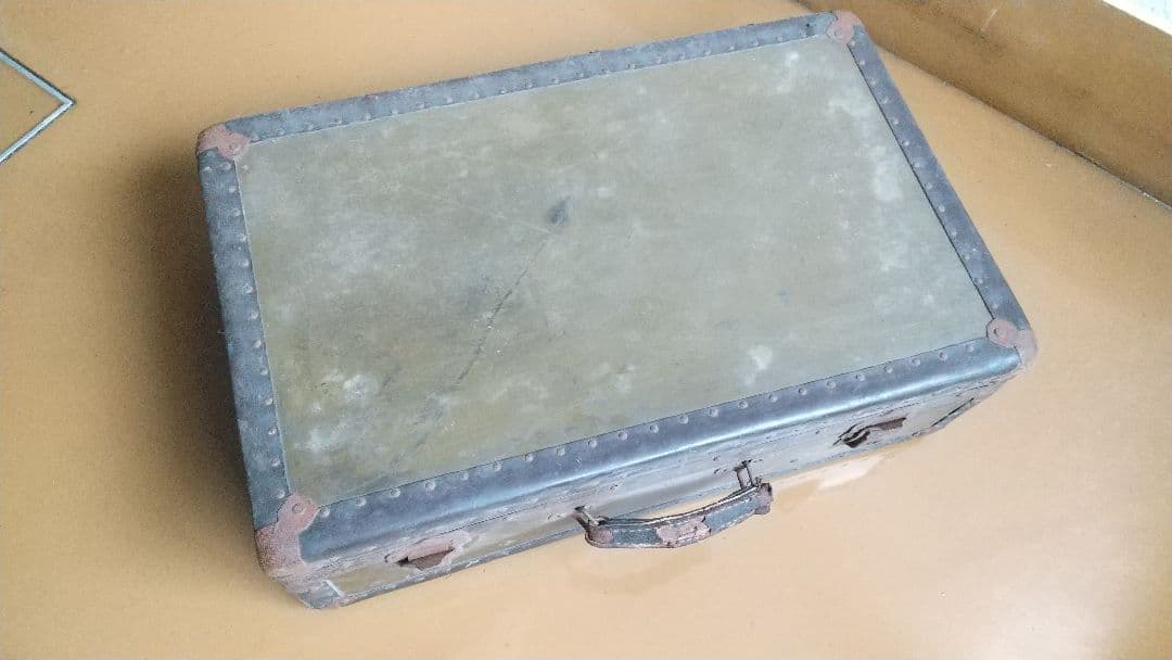 旧日本軍　陸軍　軍医　トランクケース　遺品