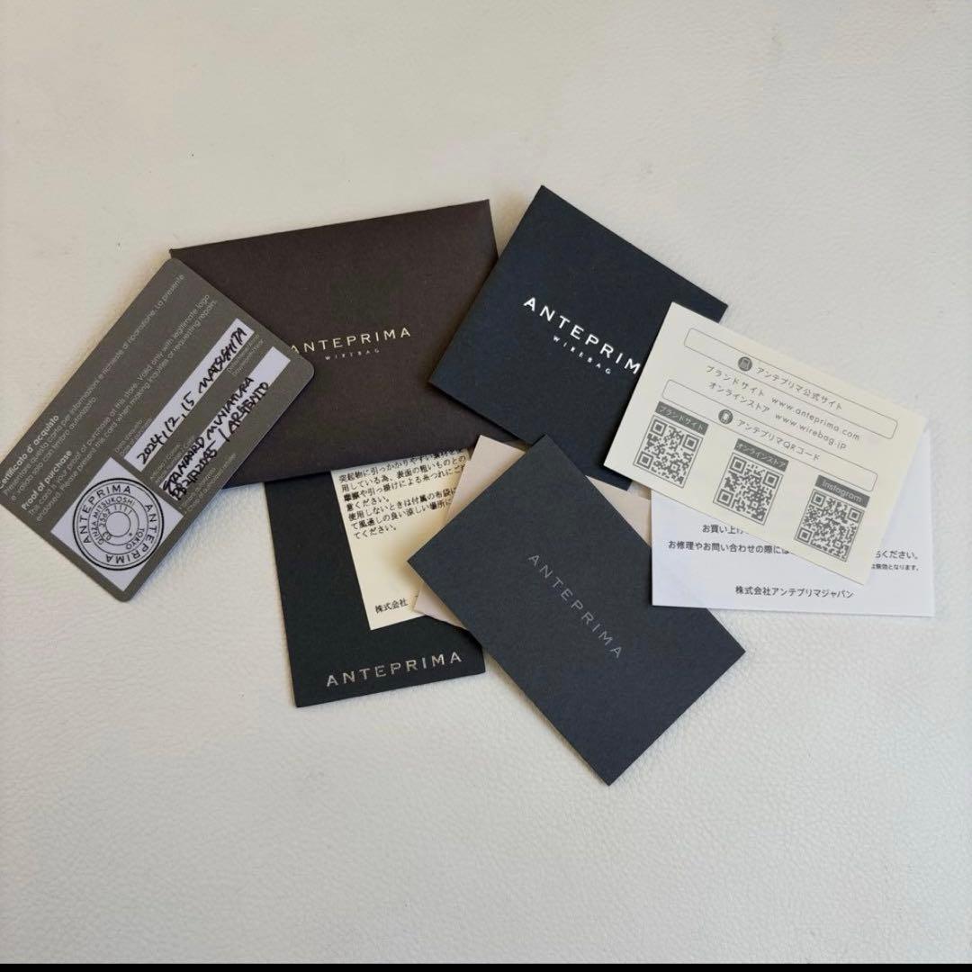 極美品　アンテプリマ　ミニアトゥーラ　シルバー　チェーン付き　2way