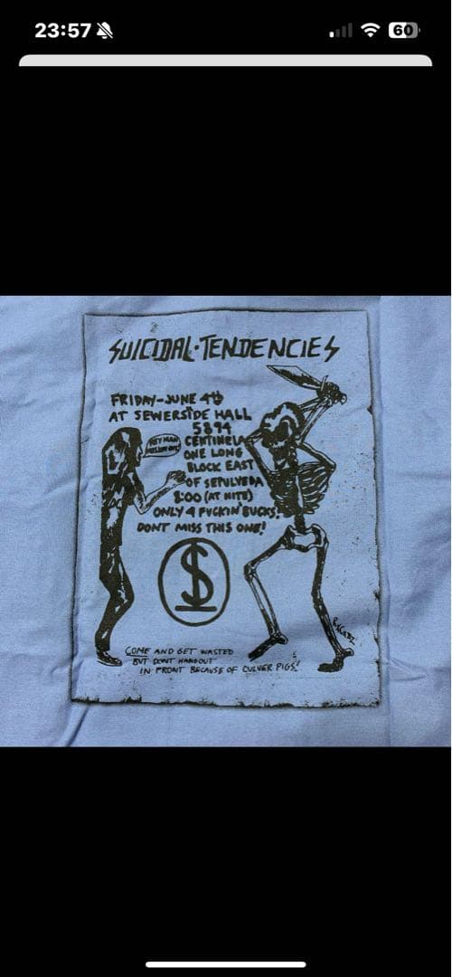 Suicidal Tendencies ボタンダウンシャツ