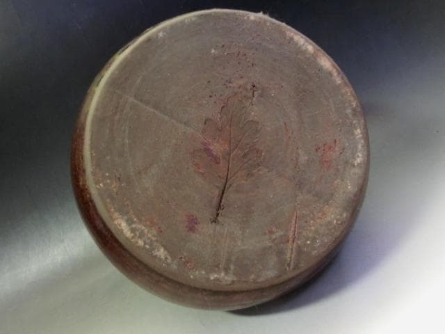 壷■古丹波焼 花瓶 涙艮 徳利 押し葉 花器 一輪挿し  時代物 骨董■18cm