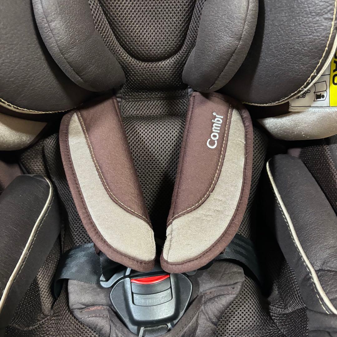 極美品　Combi ネルーム ISOFIX エッグショック NF-700 茶