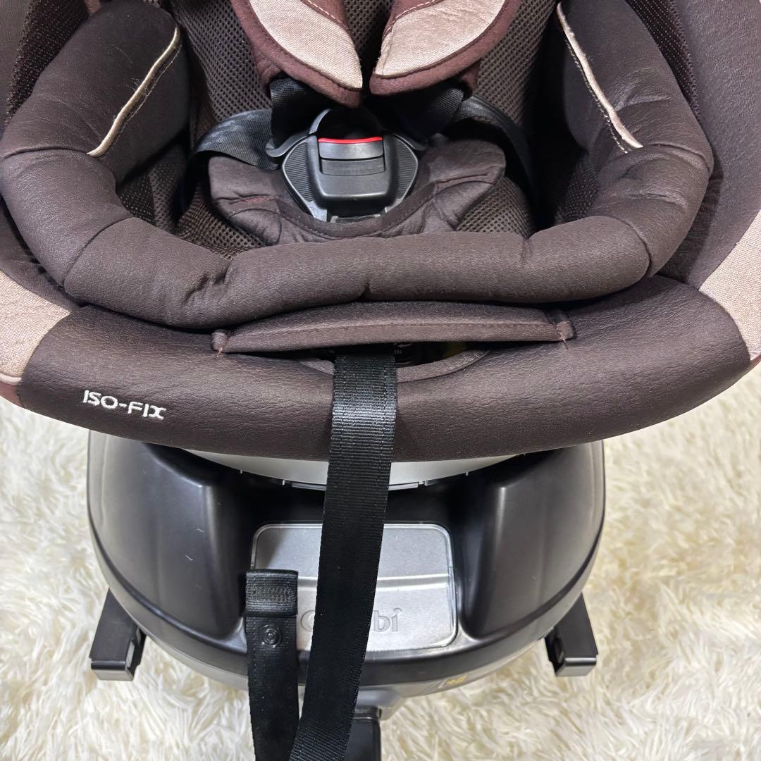 極美品　Combi ネルーム ISOFIX エッグショック NF-700 茶