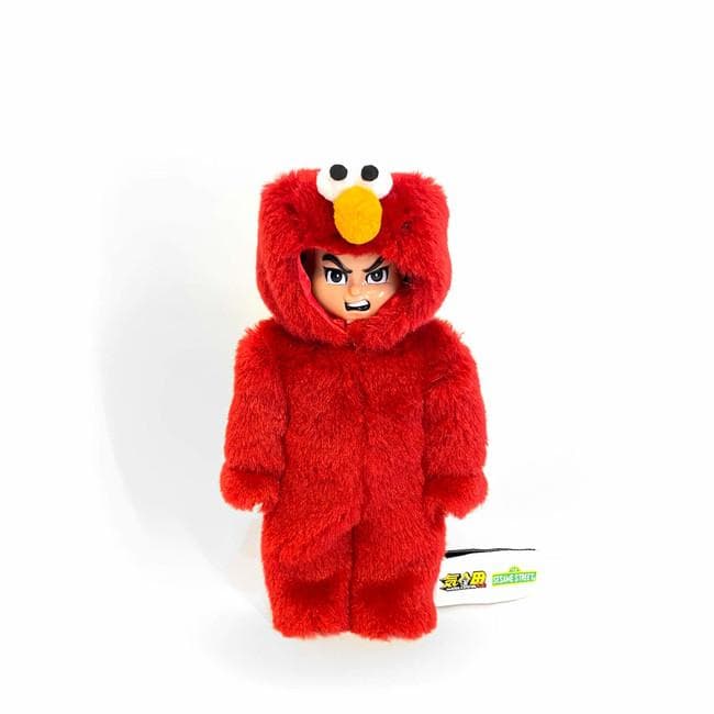 気合田くん × Sesame Street エルモver. 桐箱 ゴッコ堂サイン