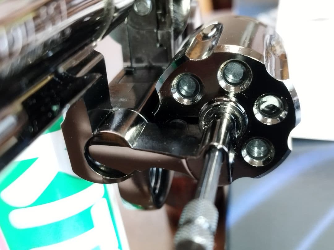 タナカ　コルトパイソン 357マグナム 6インチ　（ ミッドナイトブルー）