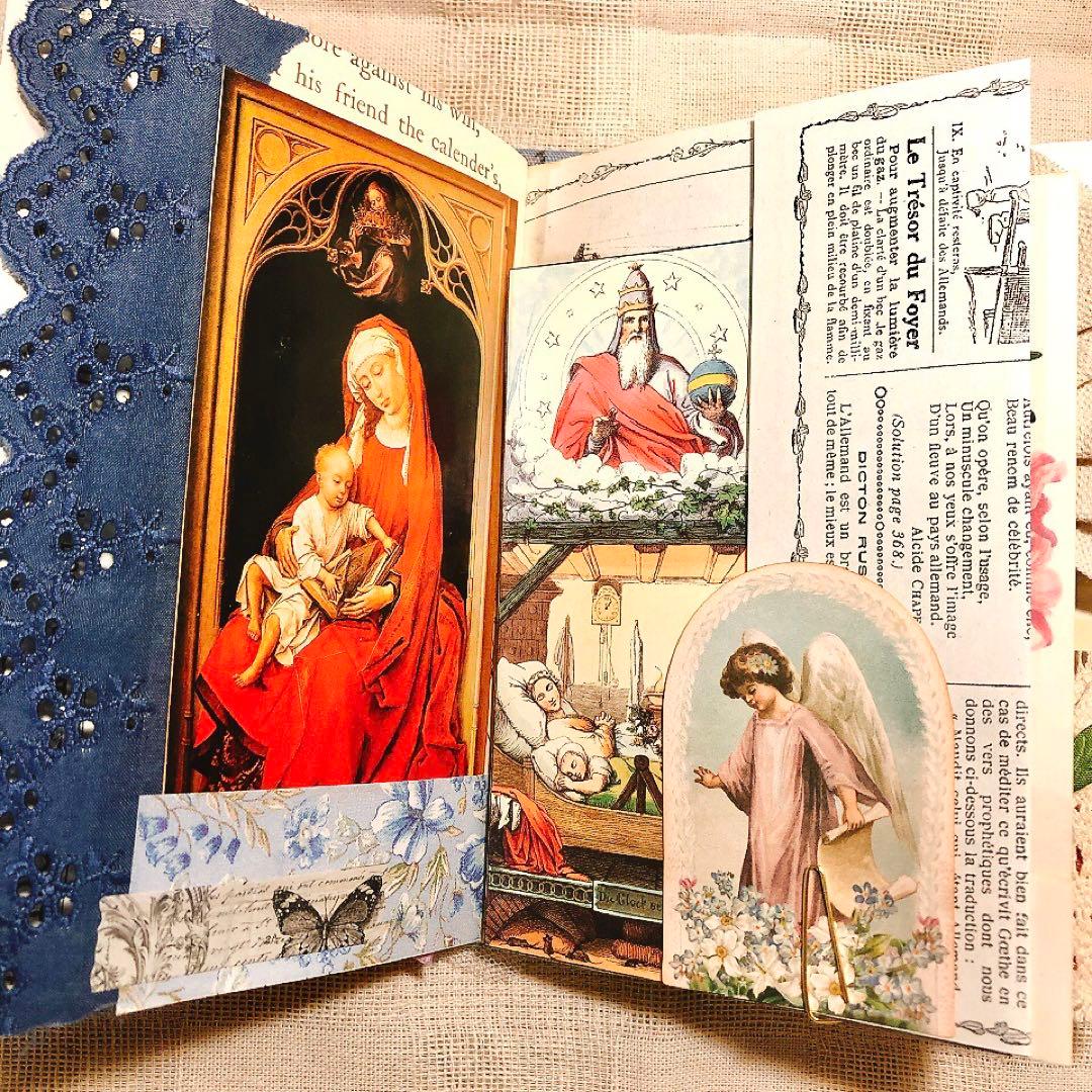 ジャンクジャーナル雑記帳 天使 アンティーク ジャンクジャーナル コラージュ