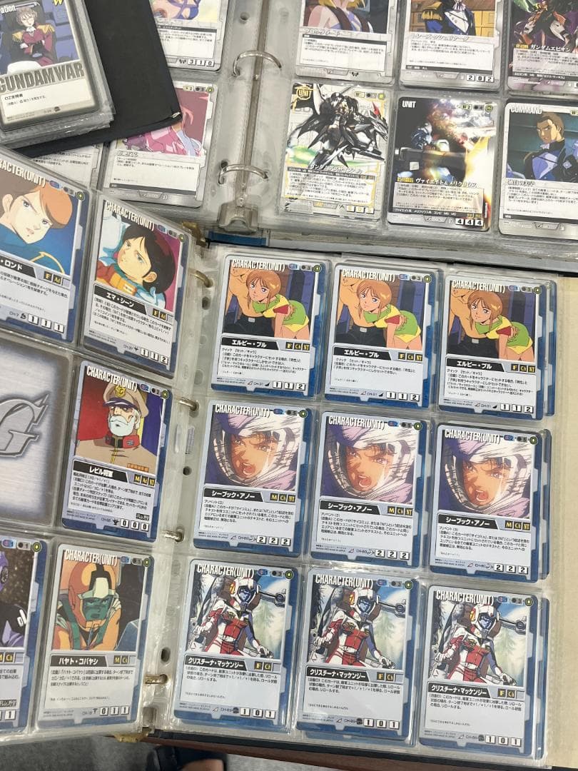 ゆ*り様 ガンダムウォー 大量セット まとめ バインダー 7冊 ID531099