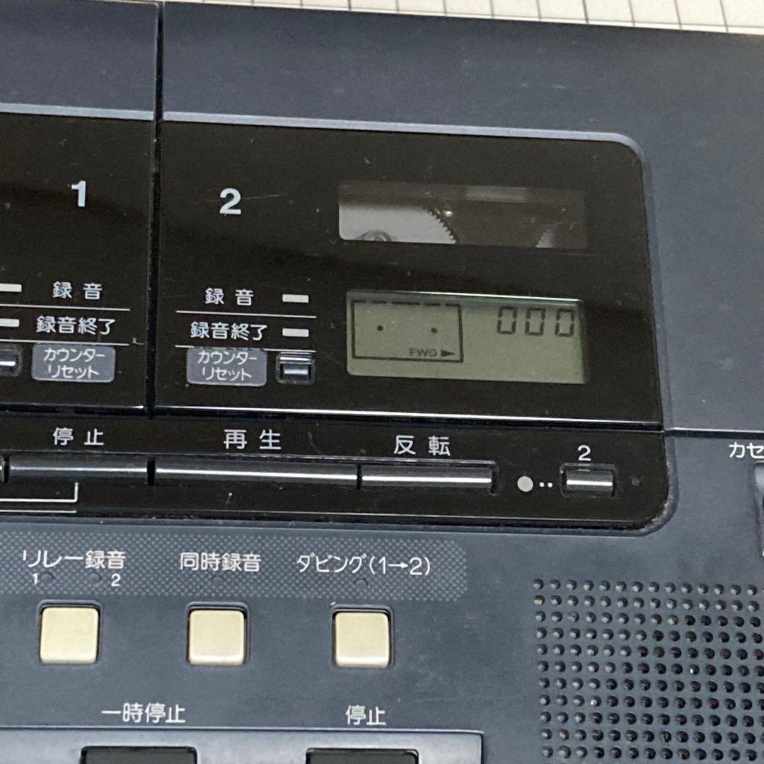 ⭐️SONYステレオダブルカセットリコーダー TCS-8000M 通電のみ確認