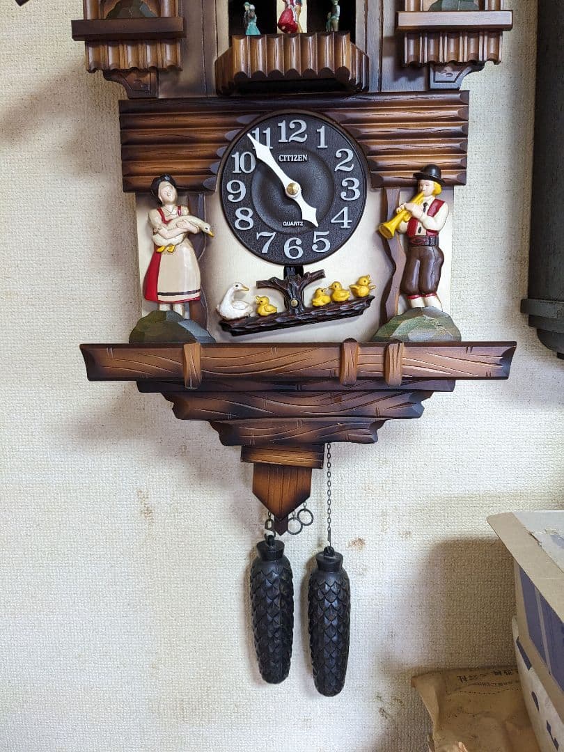 シチズン鳩時計 オルゴール付き
