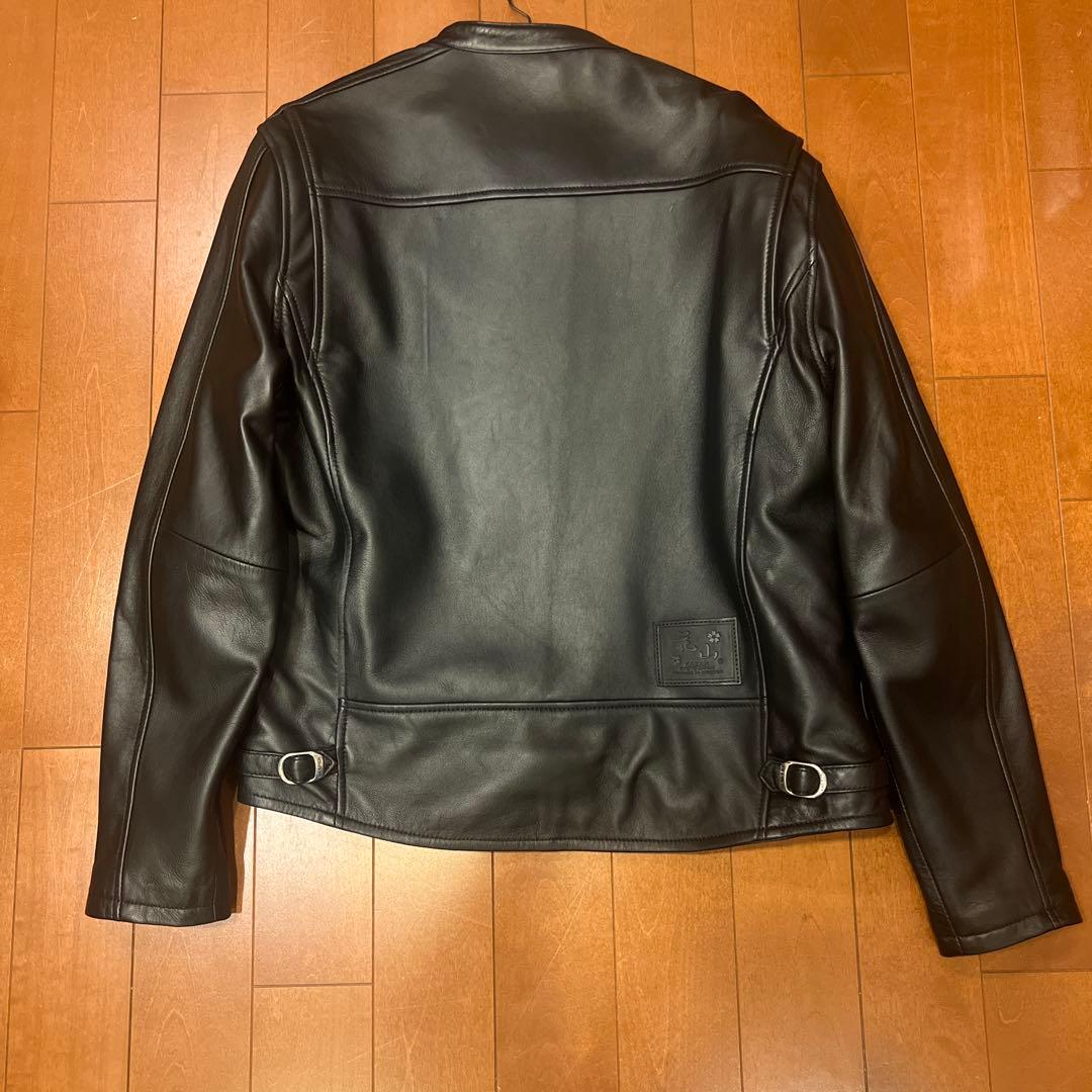 21SJ-14K DEGNER 金襴レザージャケット（雲龍）