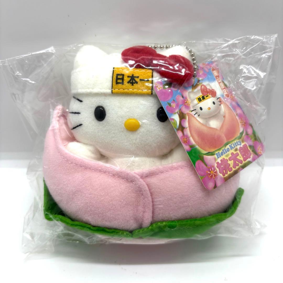 新品タグ付き　Sanrio サンリオ キティ 桃太郎 もも太郎 マスコット