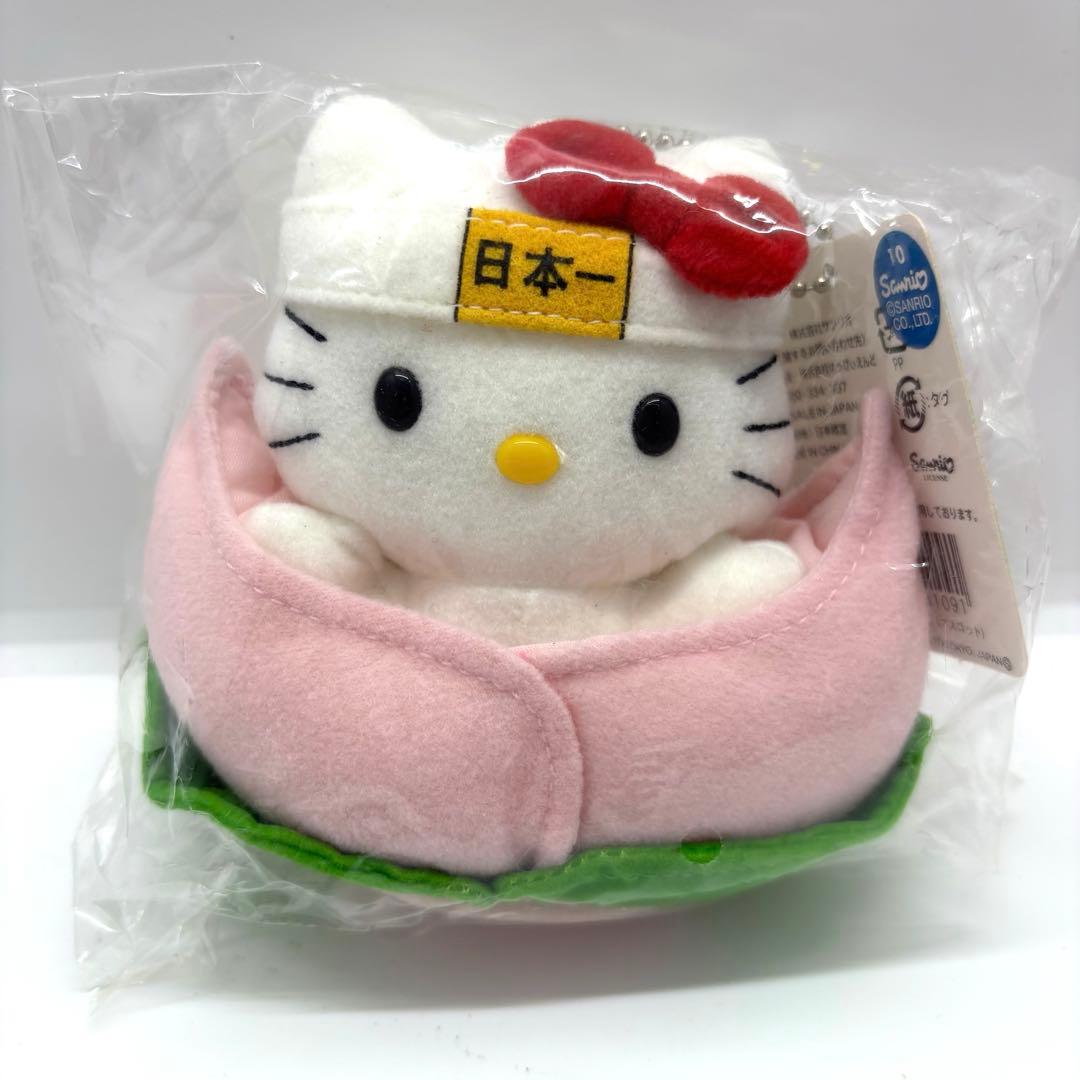 新品タグ付き　Sanrio サンリオ キティ 桃太郎 もも太郎 マスコット