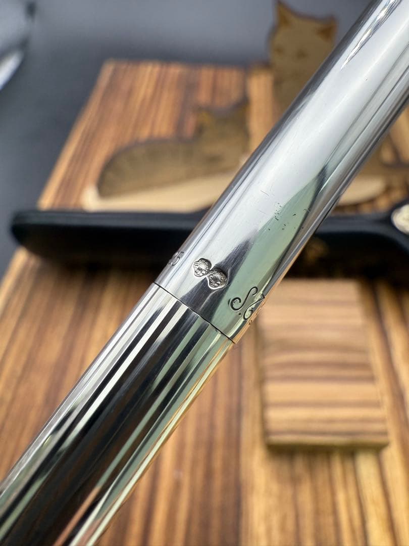 S.T DUPONT ボールペン ソリッドシルバー クラシック