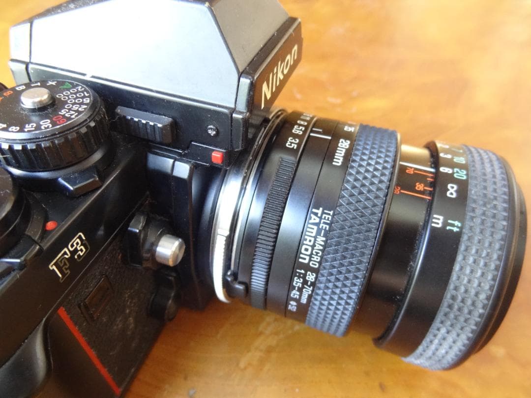 Nikon F3 フィルムカメラ TAMRON 52mmレンズ付き