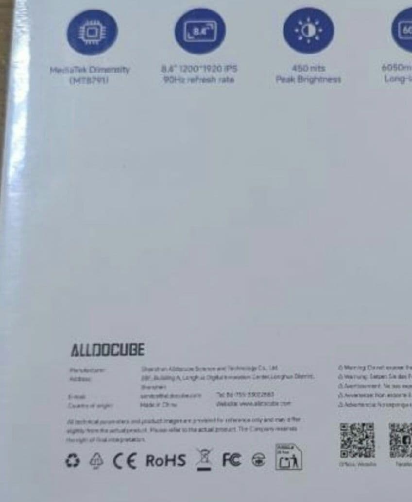 新品　ALLDOCUBE iPlay70 mini Pro タブレット