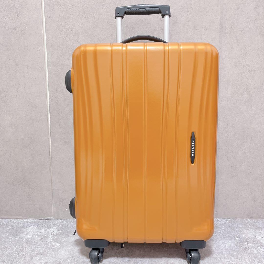 プロテカ フクラティ 機内持ち込み可能 スーツケース キャリー オレンジ 4輪