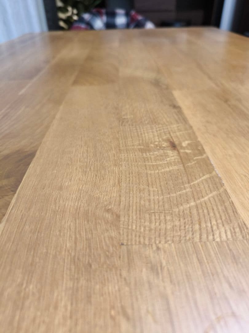 【美品】天然木オーク無垢材ダイニングテーブル W120 Seattle シアトル
