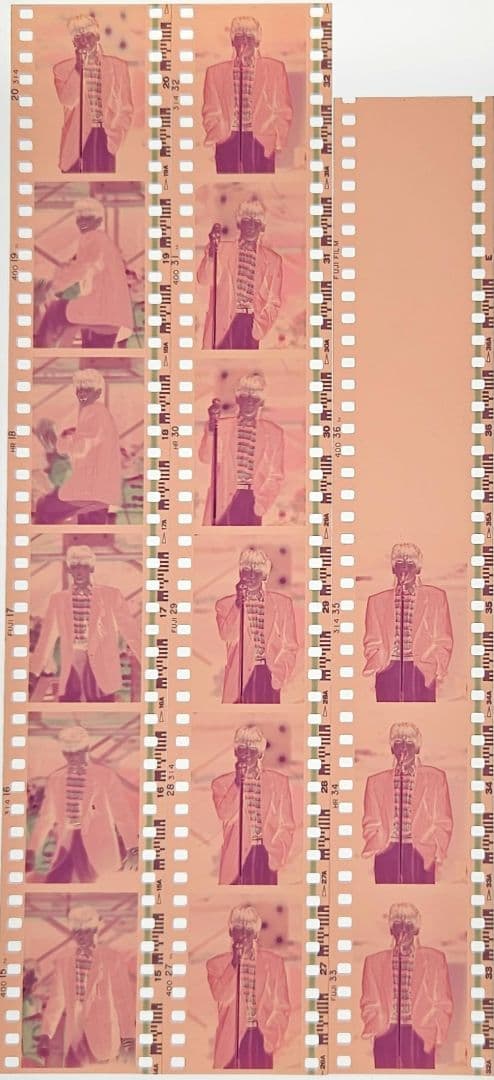 安全地帯玉置浩二ネガフィルム15コマ