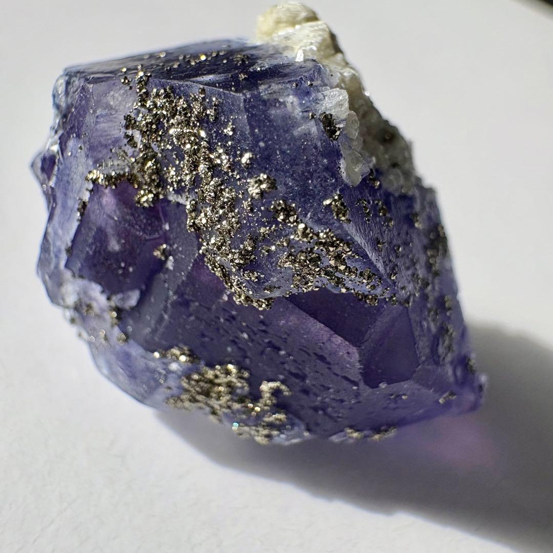 515 中国 内モンゴル産 レアタイプ フローライト&パイライト