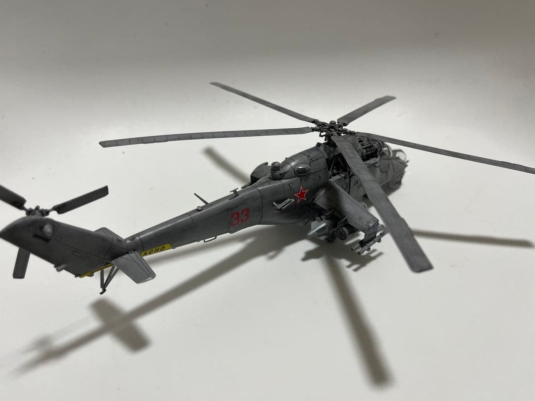 ズベズダ 1/72 ソ連軍 ミル Mi-24V/VP ハインドE 攻撃ヘリ