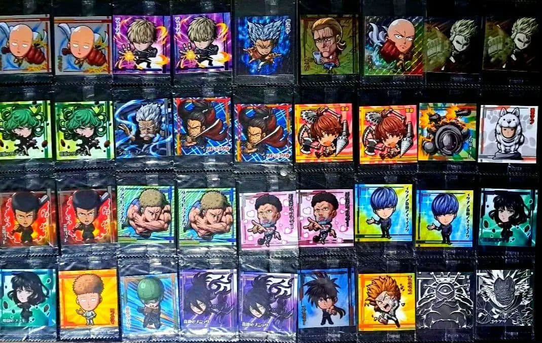 ワンパンマン シールウエハース フルコンプ　未開封　ダブり多数