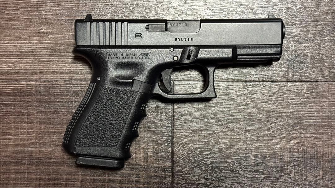 ハ*禁様 ™️GBB Glock19 Gen3 カスタムアウターバレル付き