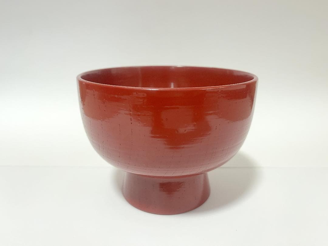 合鹿椀 朱漆 天然木 漆器 / 木製 漆塗 輪島塗