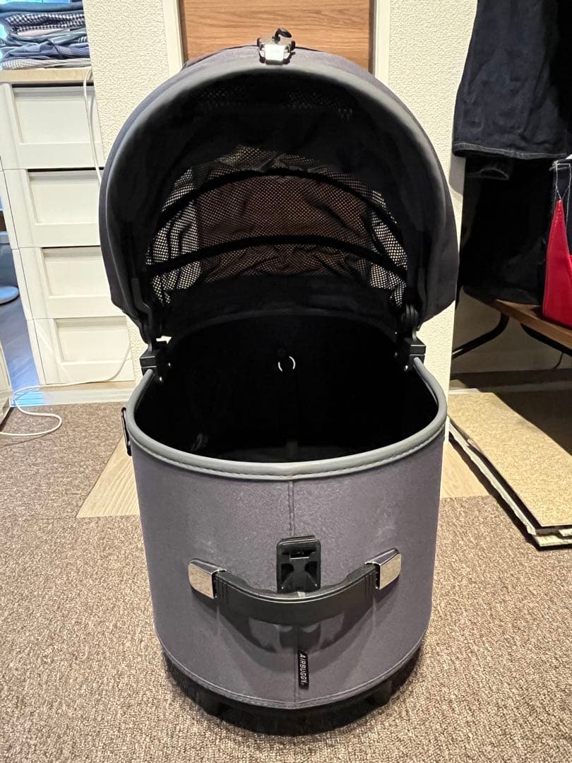 エアバギー　ディムグレー　レギュラー　コット単体とカゴカバー　未使用