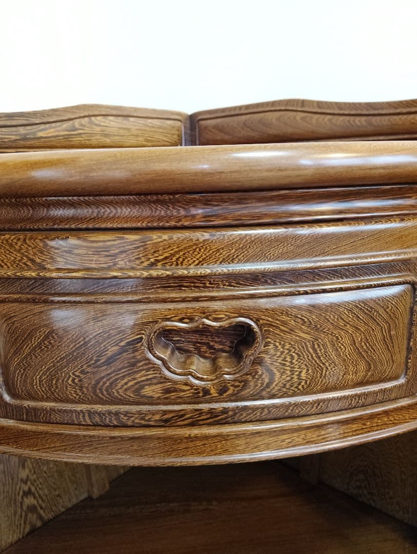 木彫コーナーラック