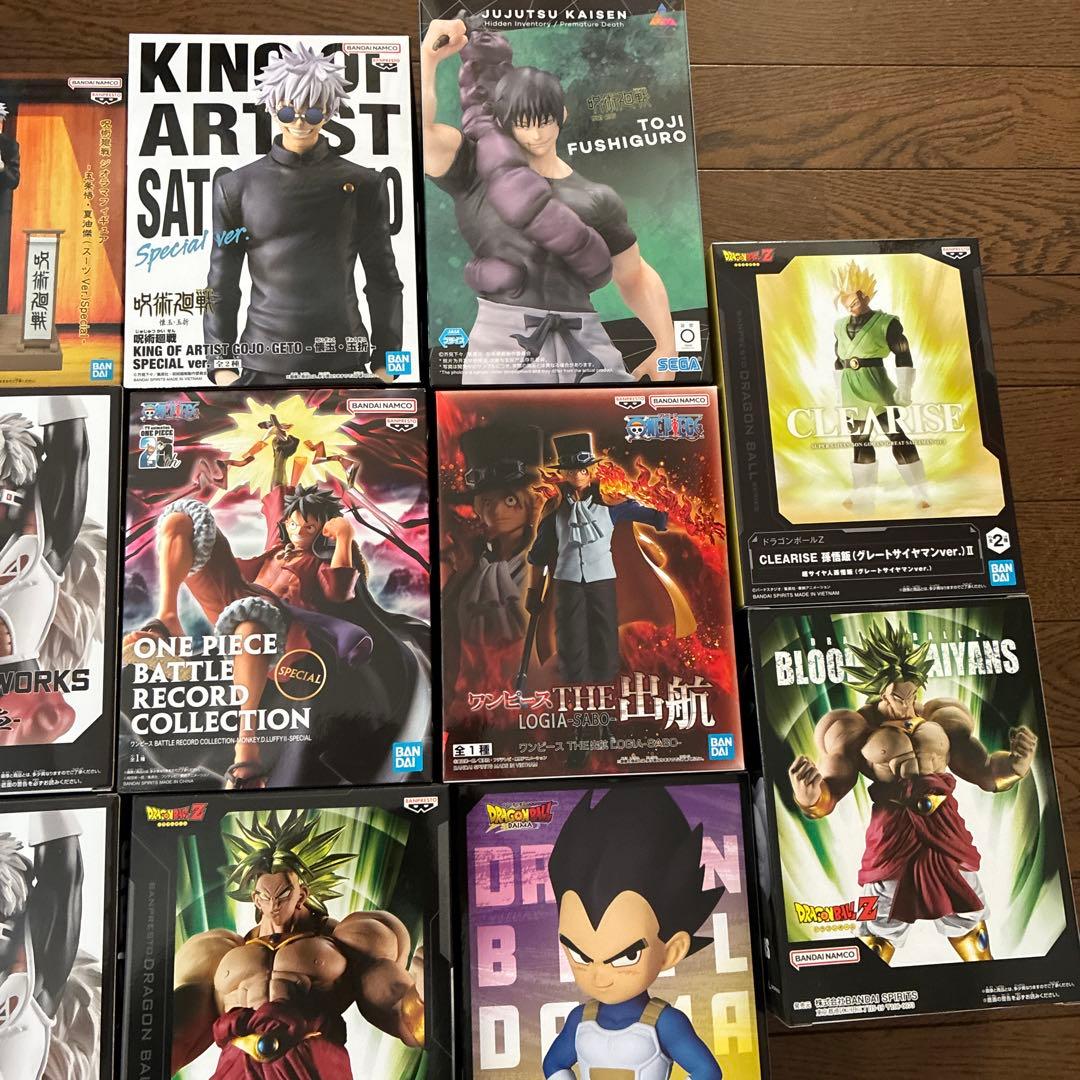 呪術廻戦　ドラゴンボール　ワンピース　幽遊白書　　　フィギュア　まとめ売り