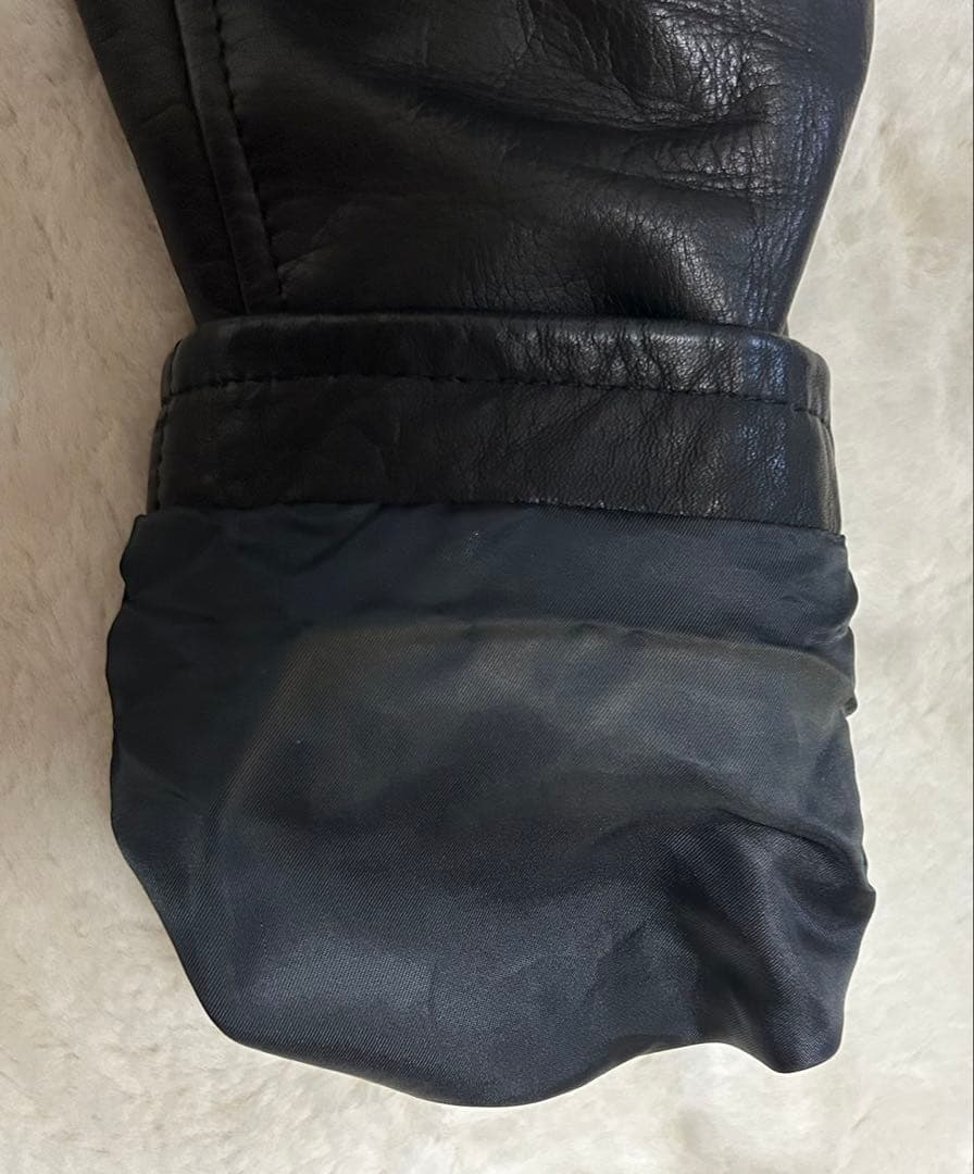 Pledge/プレッジ/シングルライダースジャケット/size48/黒