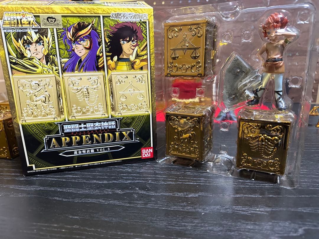 y*u様 聖闘士聖衣神話APPENDIX 黄金聖衣箱VOL1〜4&黄金聖衣オブジ