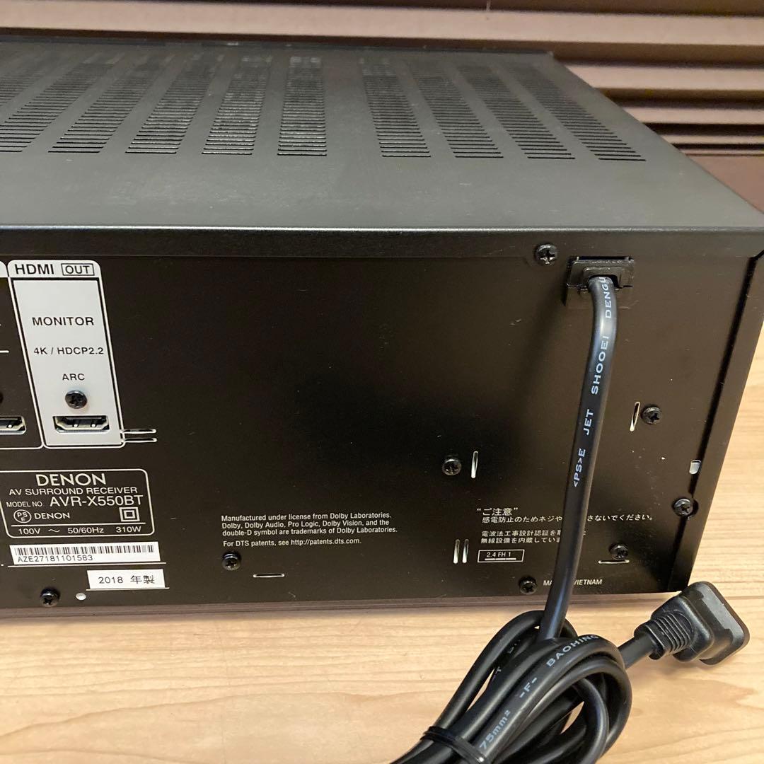 DENON AVR-X550BT AVサラウンドレシーバー デノン AVアンプ