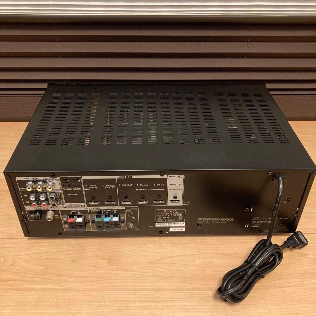 DENON AVR-X550BT AVサラウンドレシーバー デノン AVアンプ