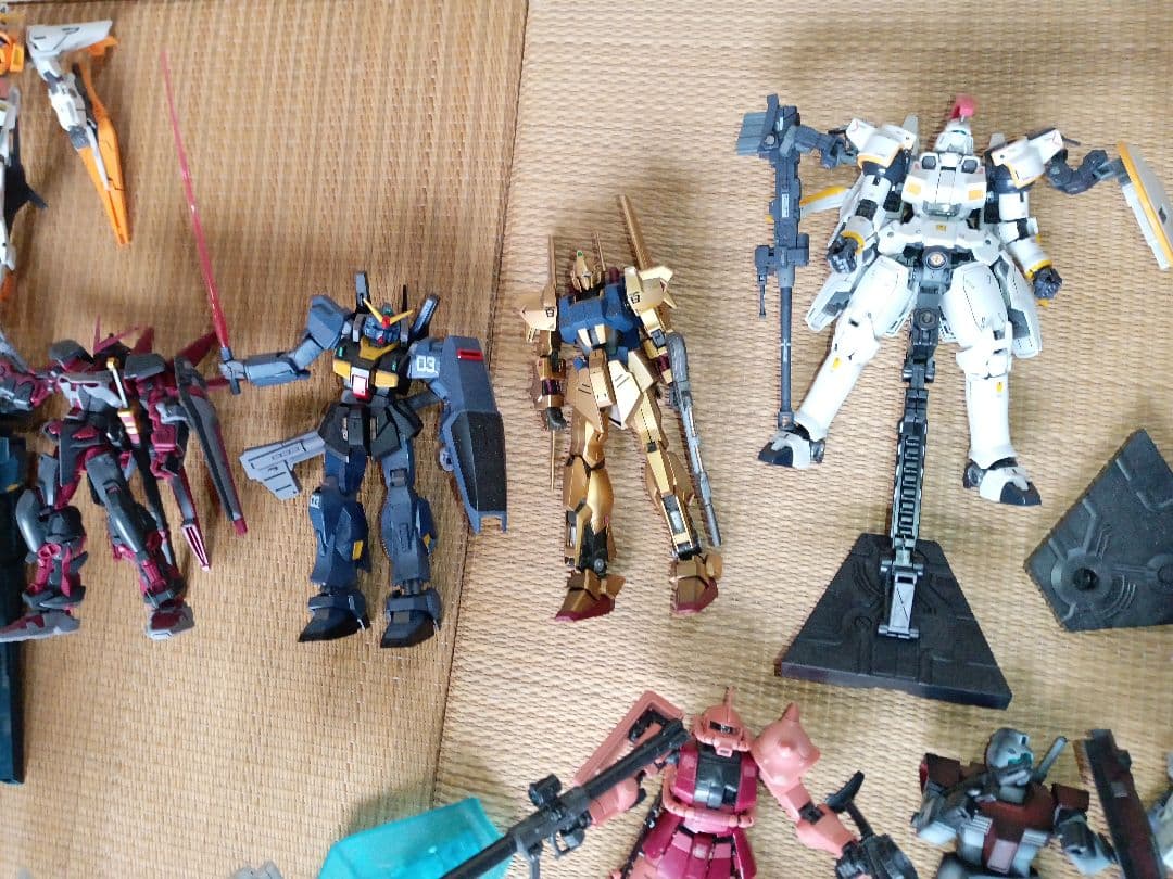 ガンダム組済みhgmgrgロボット魂