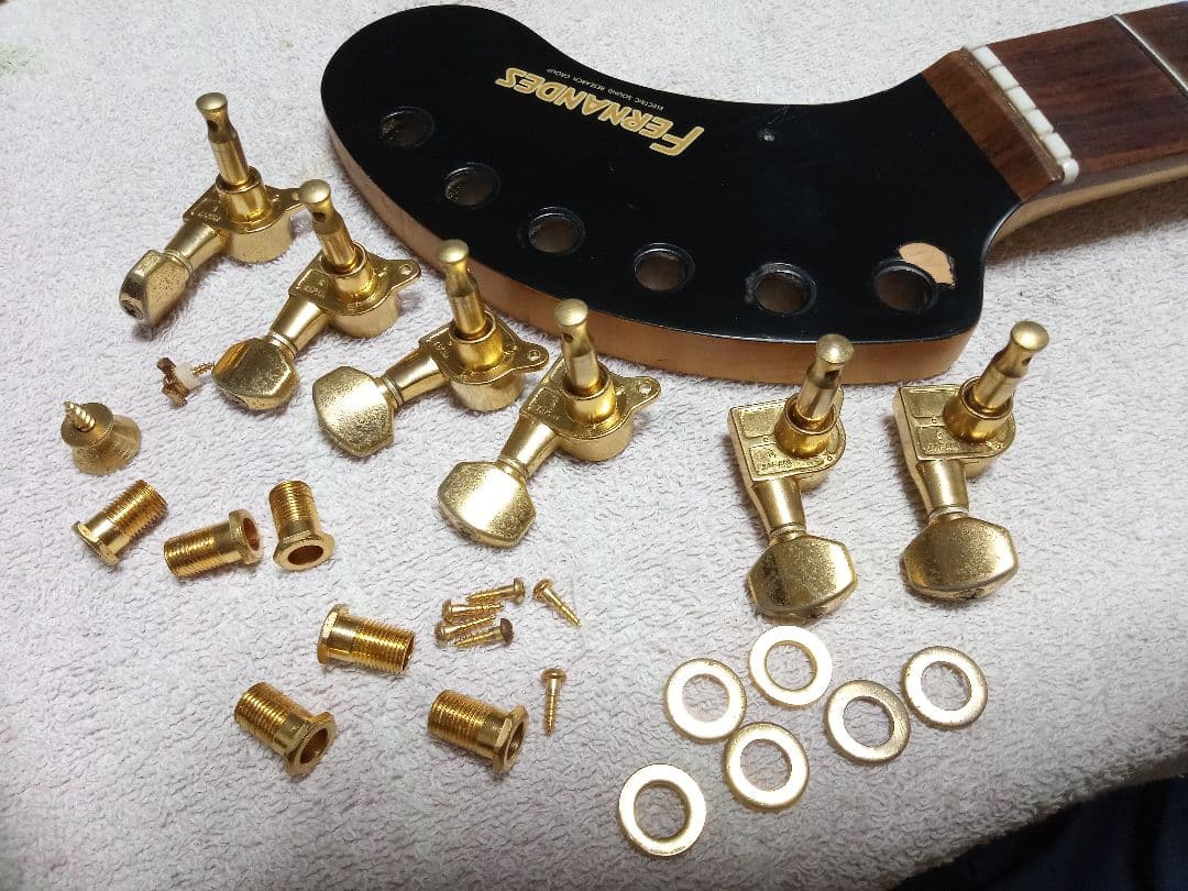 【整備済み】FERNANDES ZO-3 ブラック×ゴールドパーツ