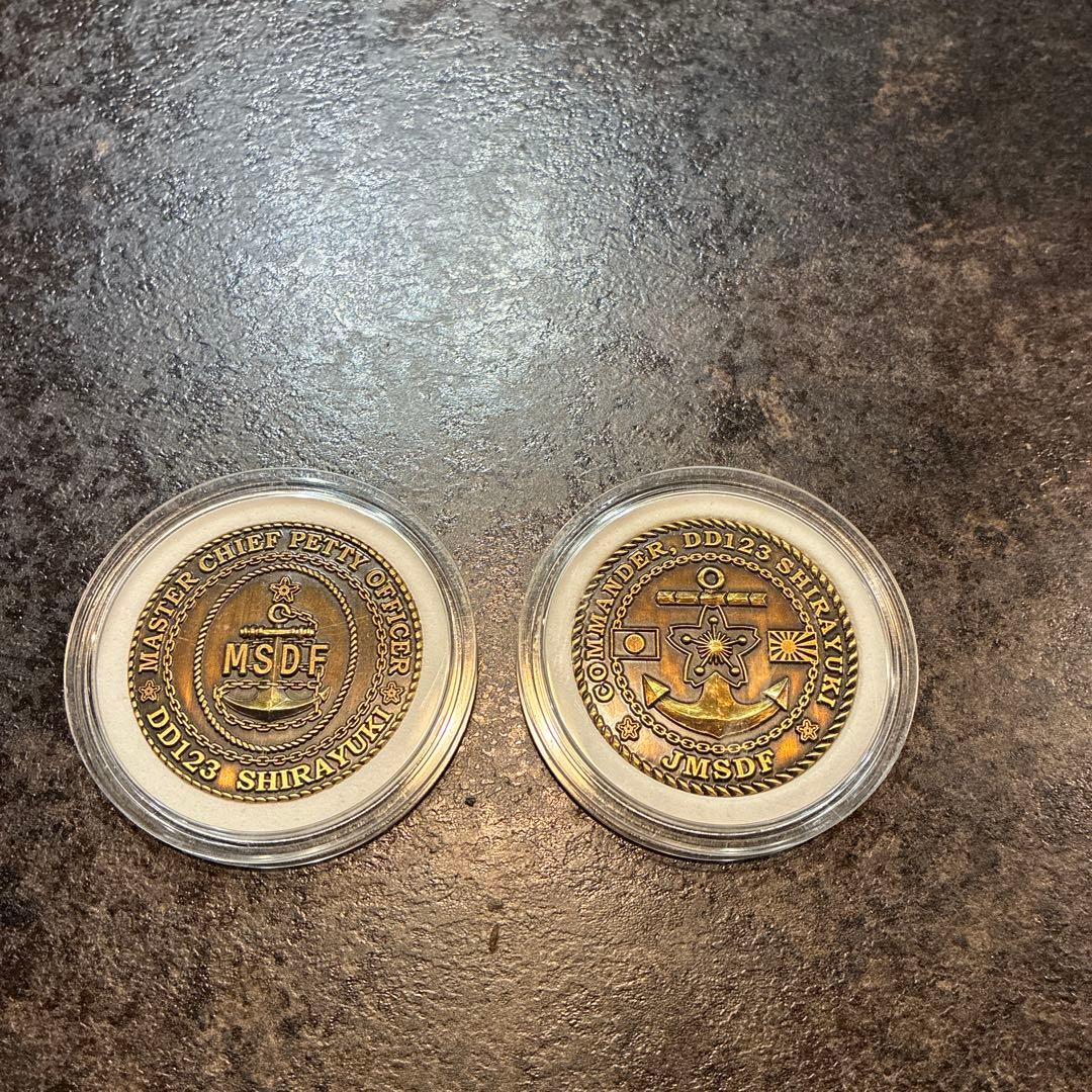 海上自衛隊　護衛艦しらゆき　メダル