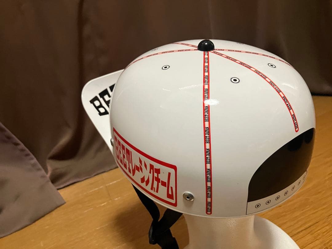 キャップ型ヘルメット　角ツバ　BEET 旧車會