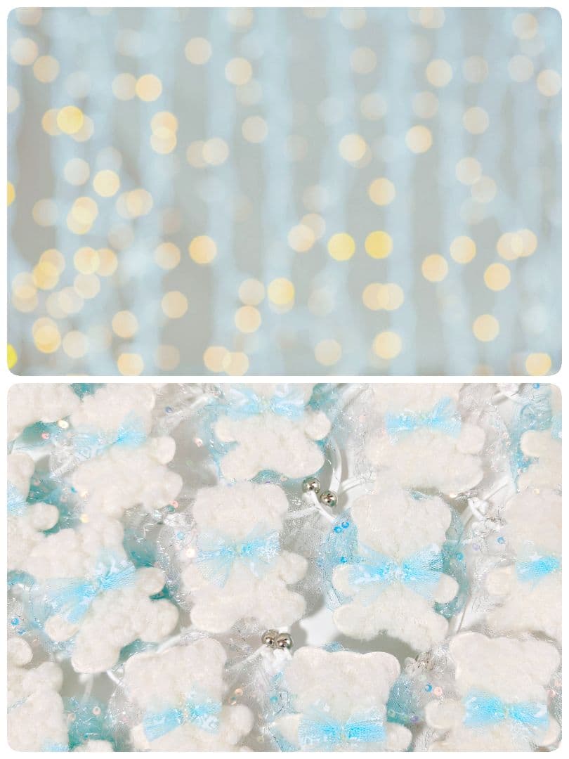 業務用　トリミングチョーカー　120個　1月　白くまちゃん　雪の結晶　白熊