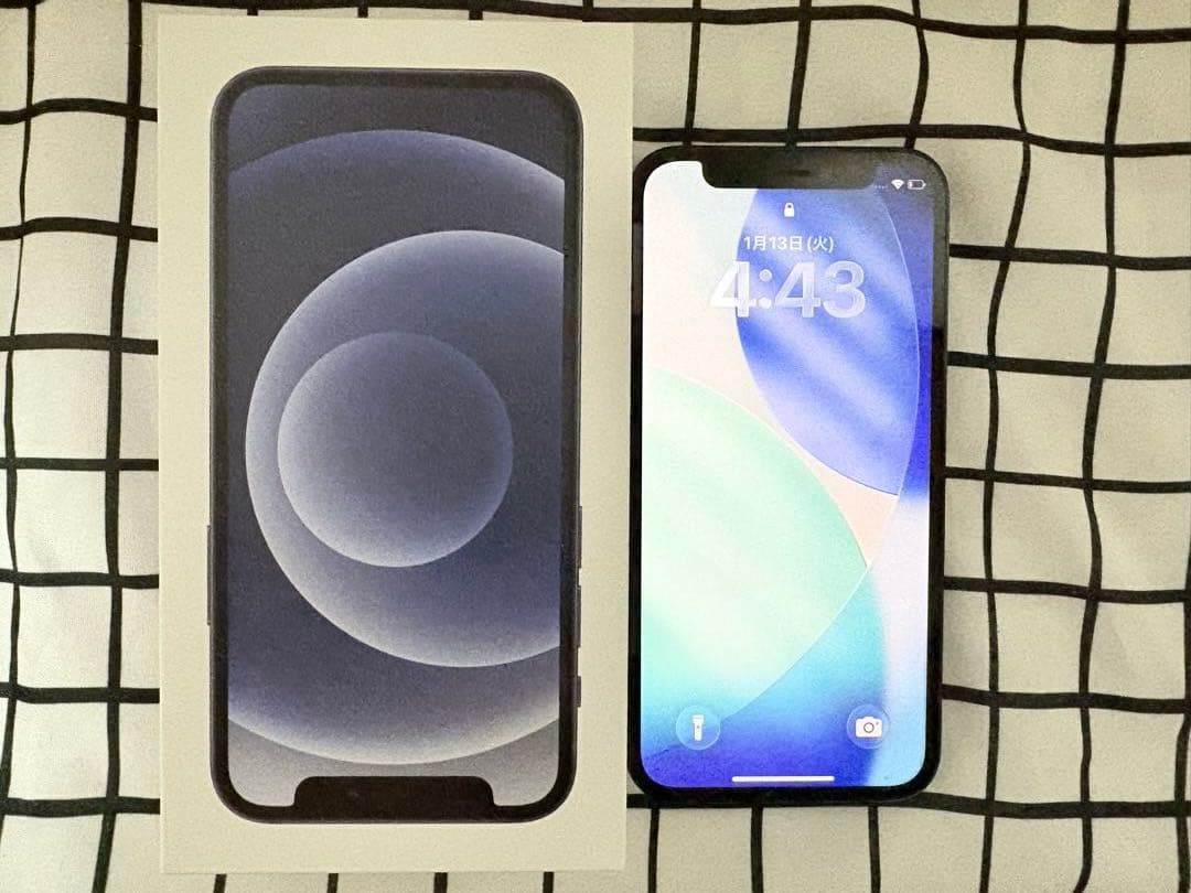 【美品】iPhone 12mini ブラック 128G 本体 元箱付き