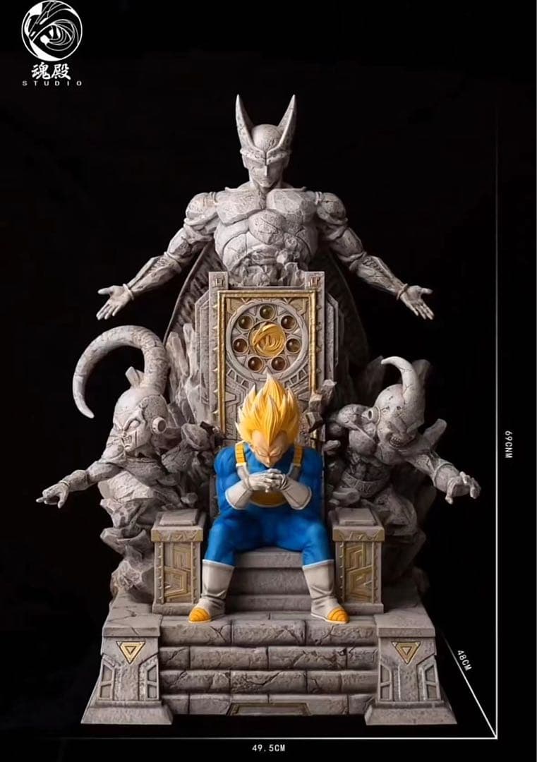 ドラゴンボール ベジータ ガレキ ガレージキット スタチュー X②⑧