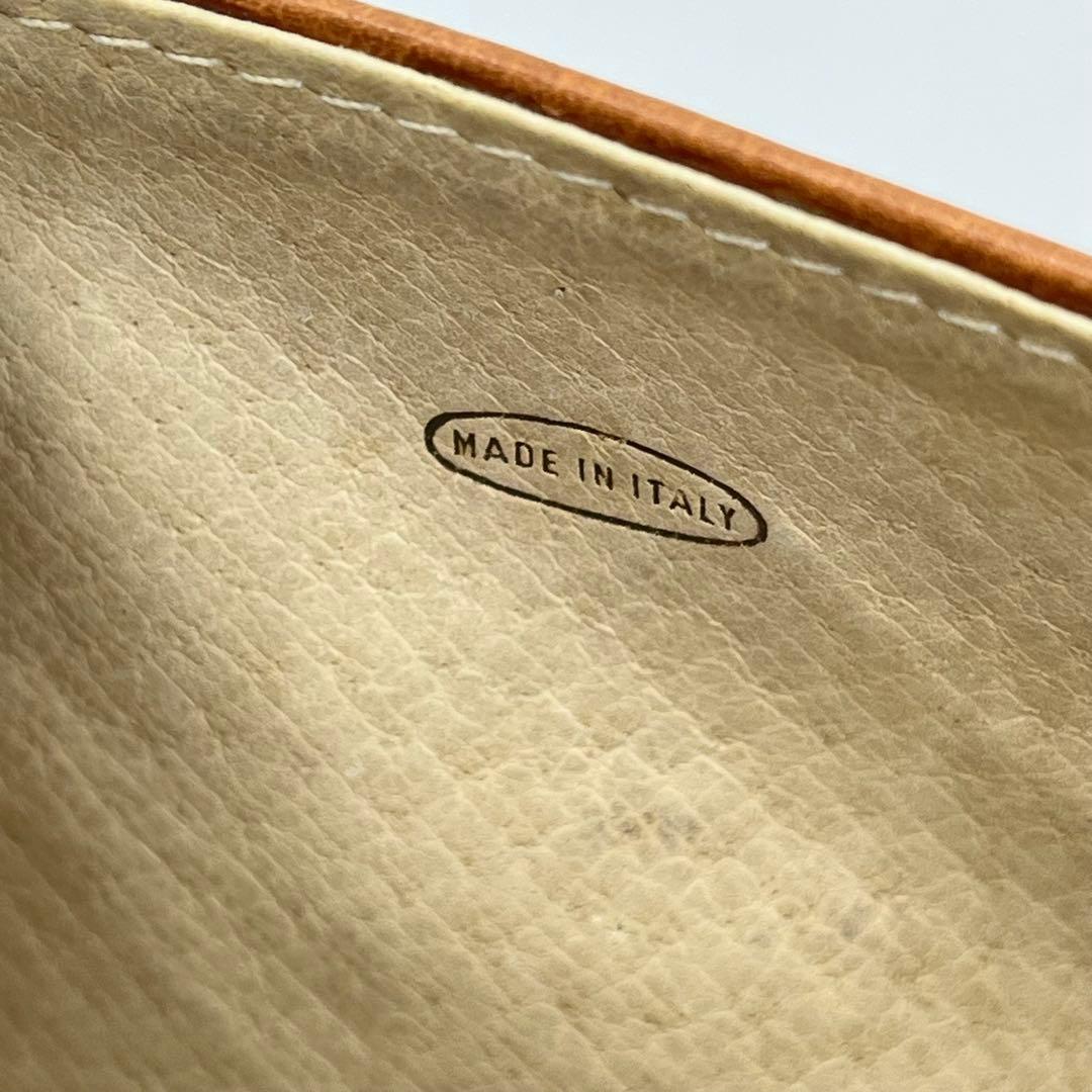 【希少品】LOEWE ショルダーバッグ 斜めがけ アナグラム シャイニングクロコ