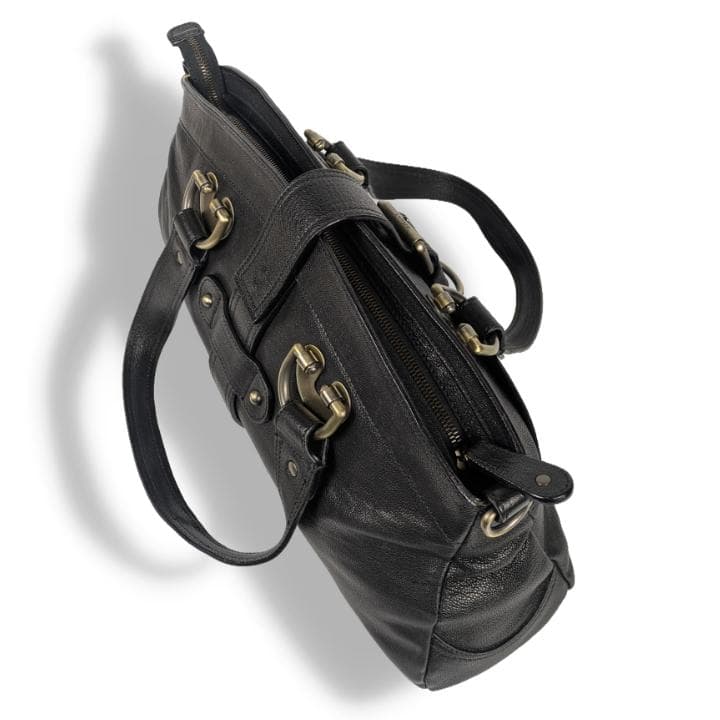 【極美品】BALLY y2k 2way ショルダーバッグ レザー ブラック