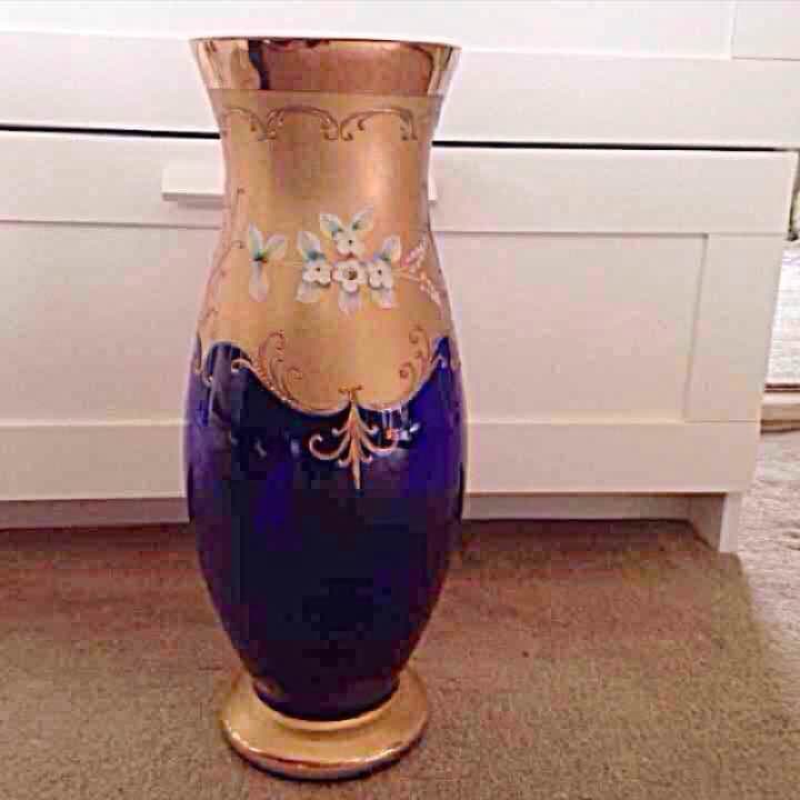 ムラノガラス(ベネチアンガラス)の花瓶