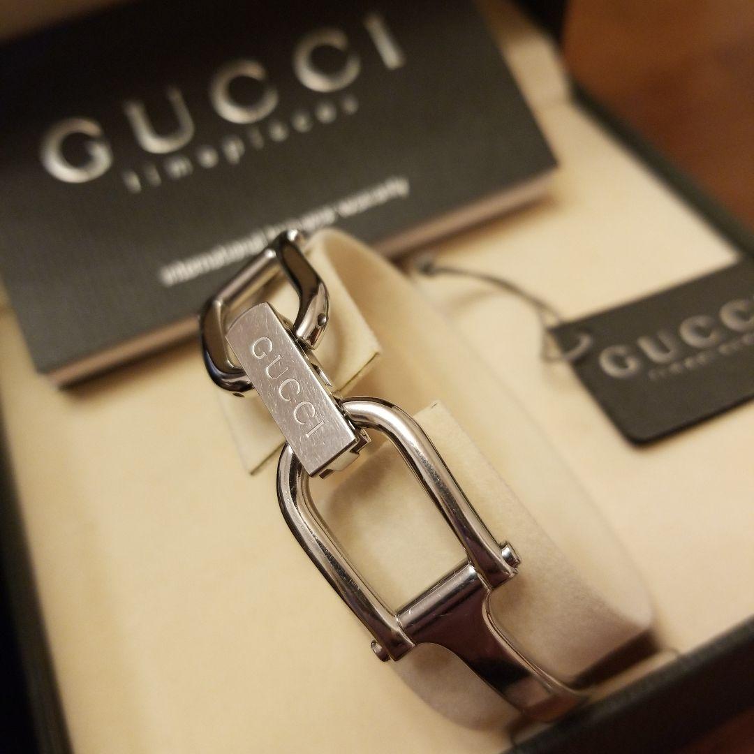 【すべて揃って美品】GUCCI＊ バングルウオッチ1500L
