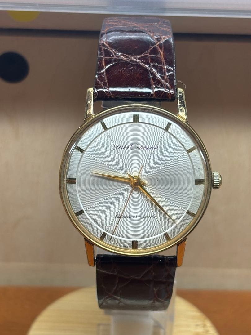 セイコー チャンピオン 手巻き腕時計 1964年製造 ヴィンテージ 美品