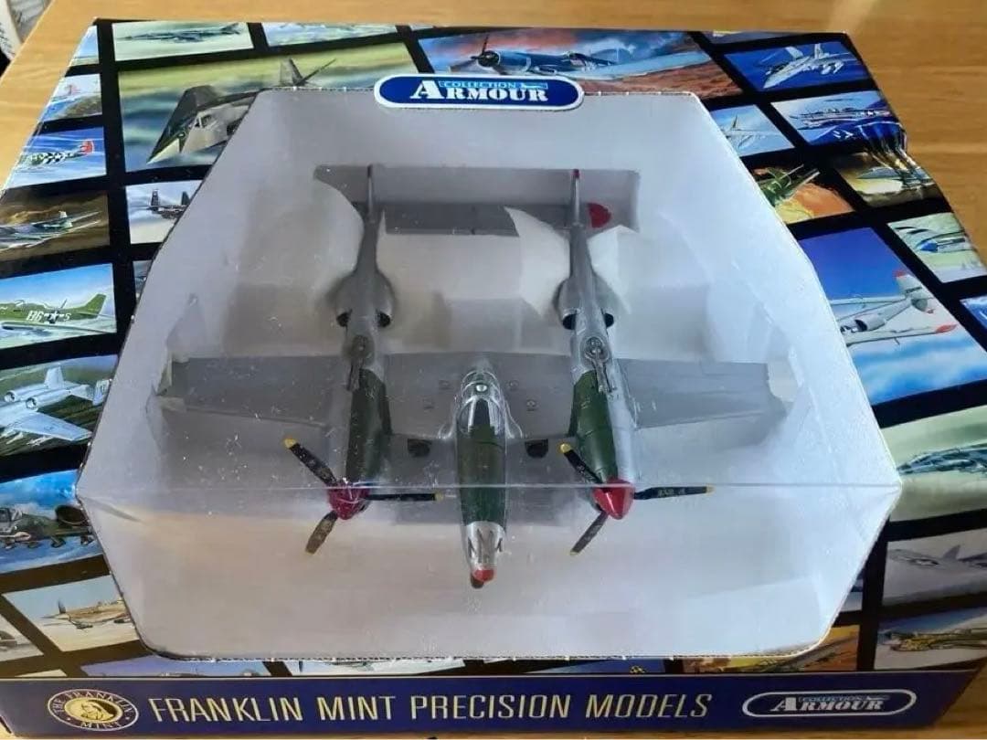 【希少】　フランクリンミント　P-38 LIGHTNING 飛行機