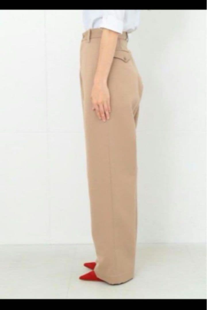 MADISONBLUE ウールハイウェストチノ