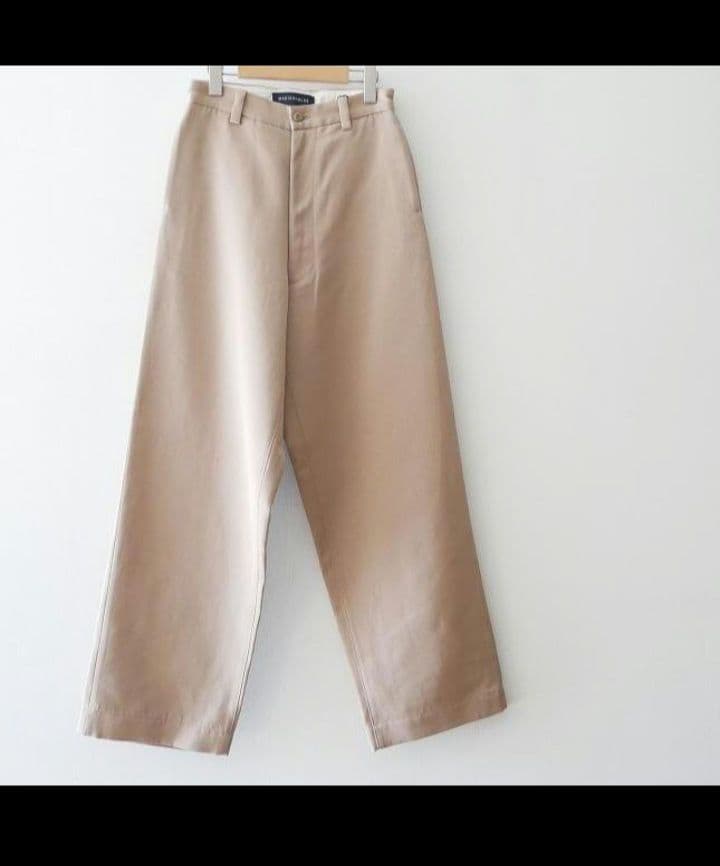MADISONBLUE ウールハイウェストチノ