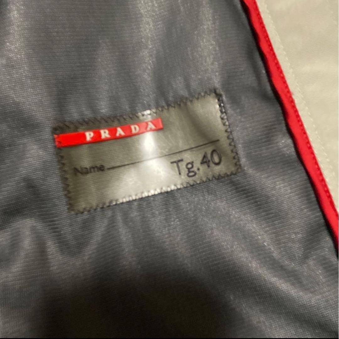 クリーニング済　PRADA SPORTSスタンドカラージャケット