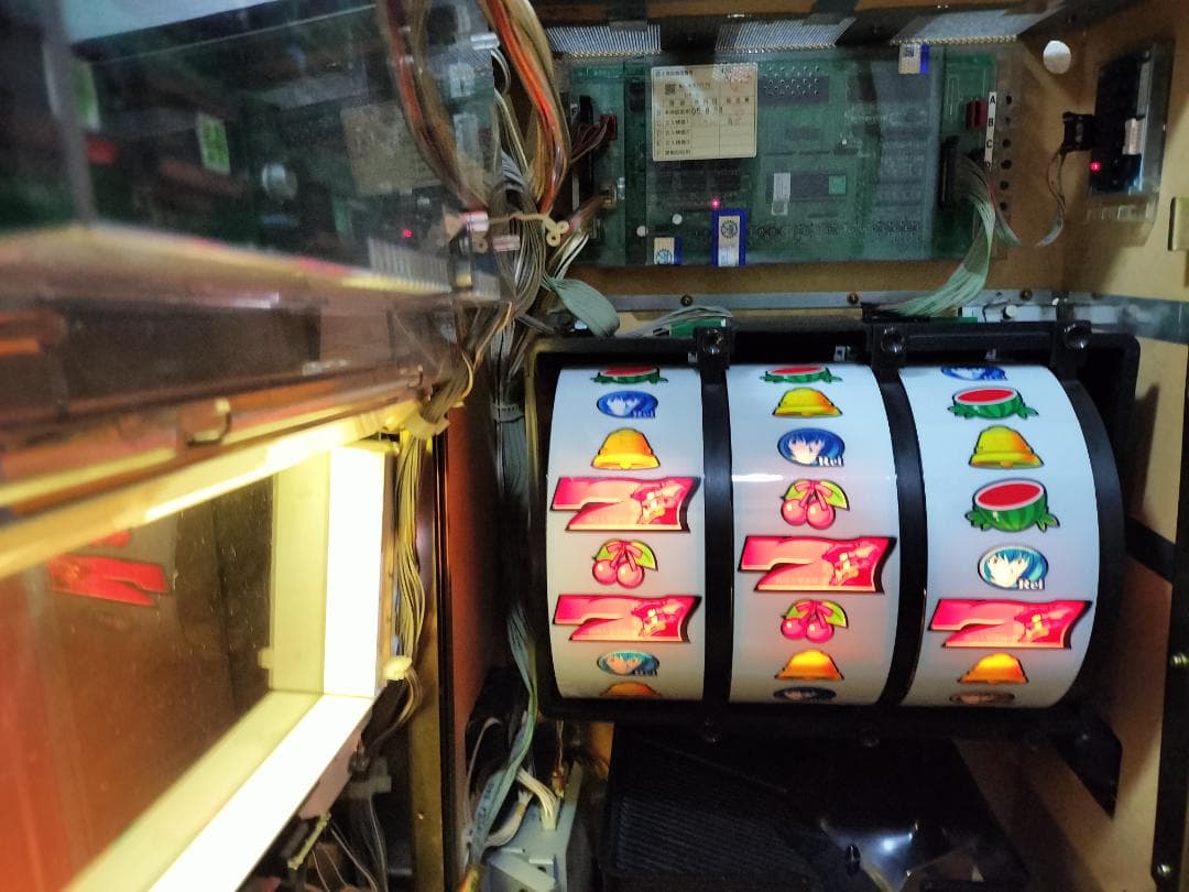 【パチスロ実機】ビスティ★『初代』新世紀エヴァンゲリオン【不要機付】